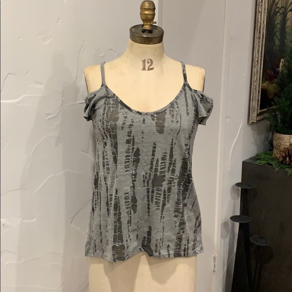 Bar lll Grey off Shoulder Blouse